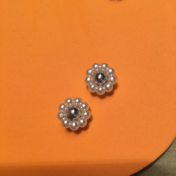 Flower earrings small new - Picture 2 of 5